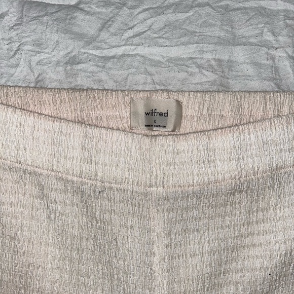 Wilfred Beige Wide Leg Pant - Picture 4 of 7